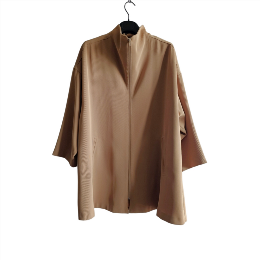 Vintage Hilary Radley Oversized Camel Beige Minimalist Japanese Jacket - Picture 3 of 14